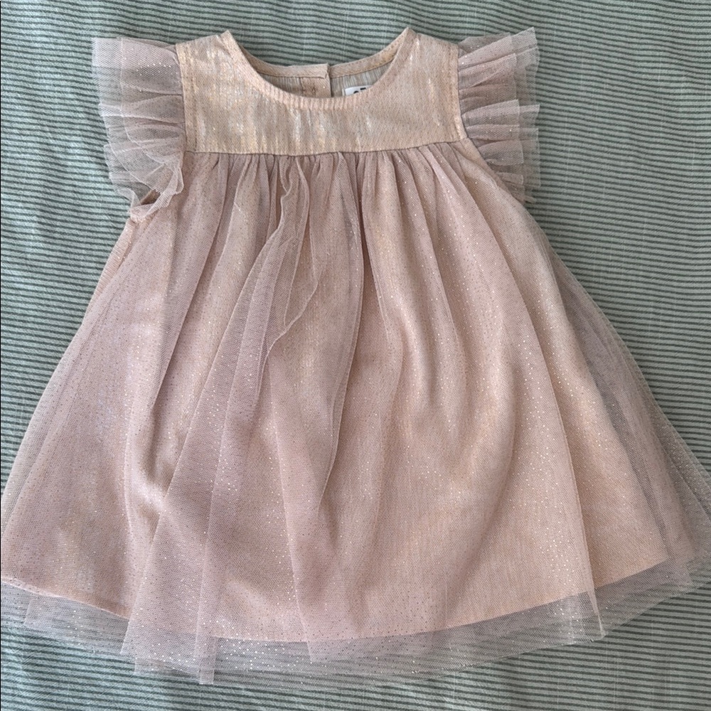 Shimmering Pink Tulle Dress